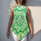 Majolica Green Handkerchief Top