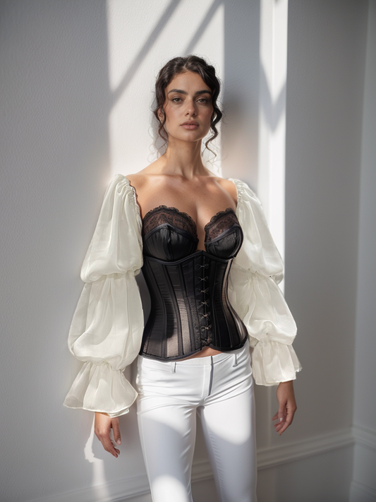 Vintage White Detachable Sleeves
