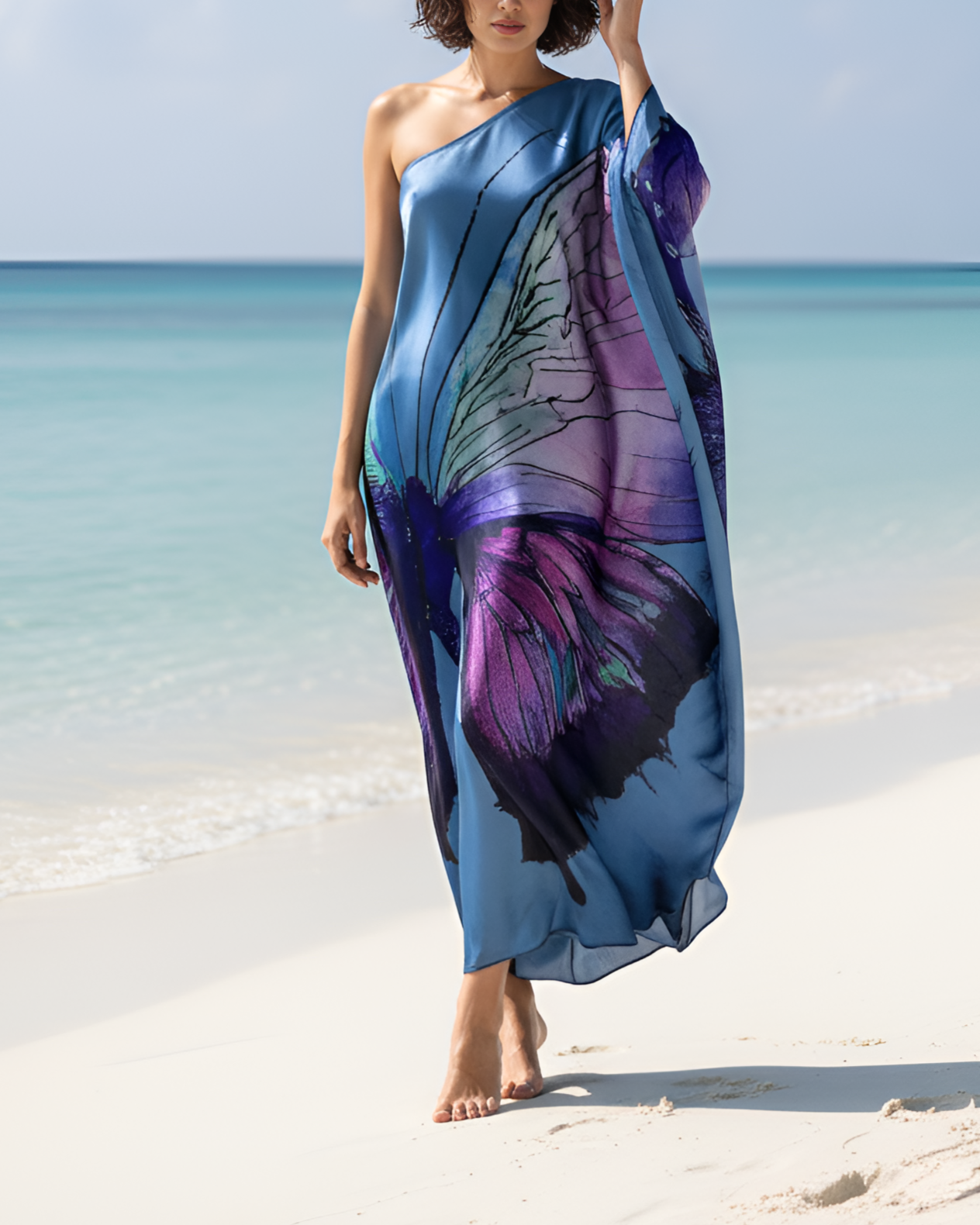 Blue ButterFly One Dress