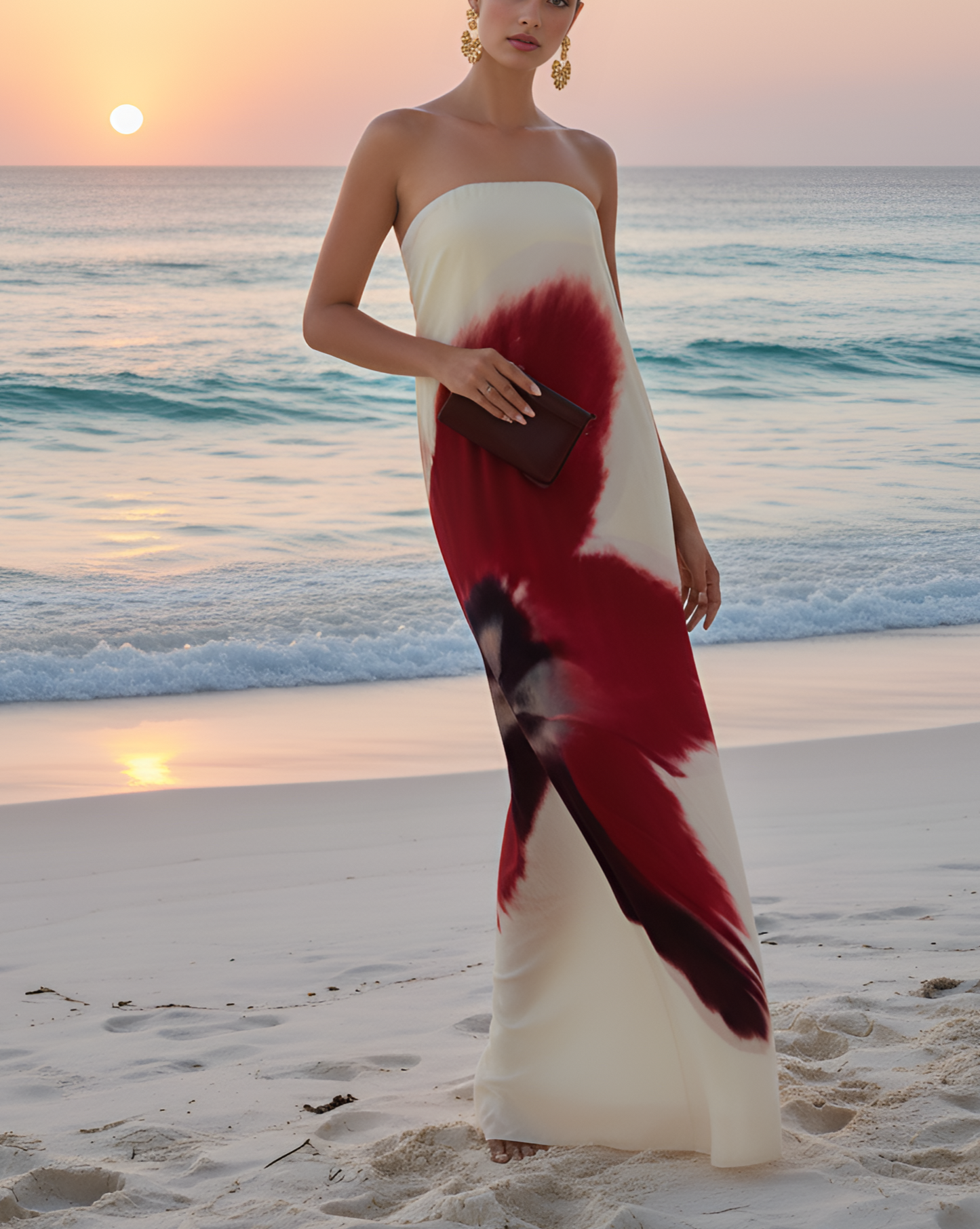 Orchid Cream Tube Gown