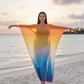 Yellow Blue Ombre Kaftan Cover