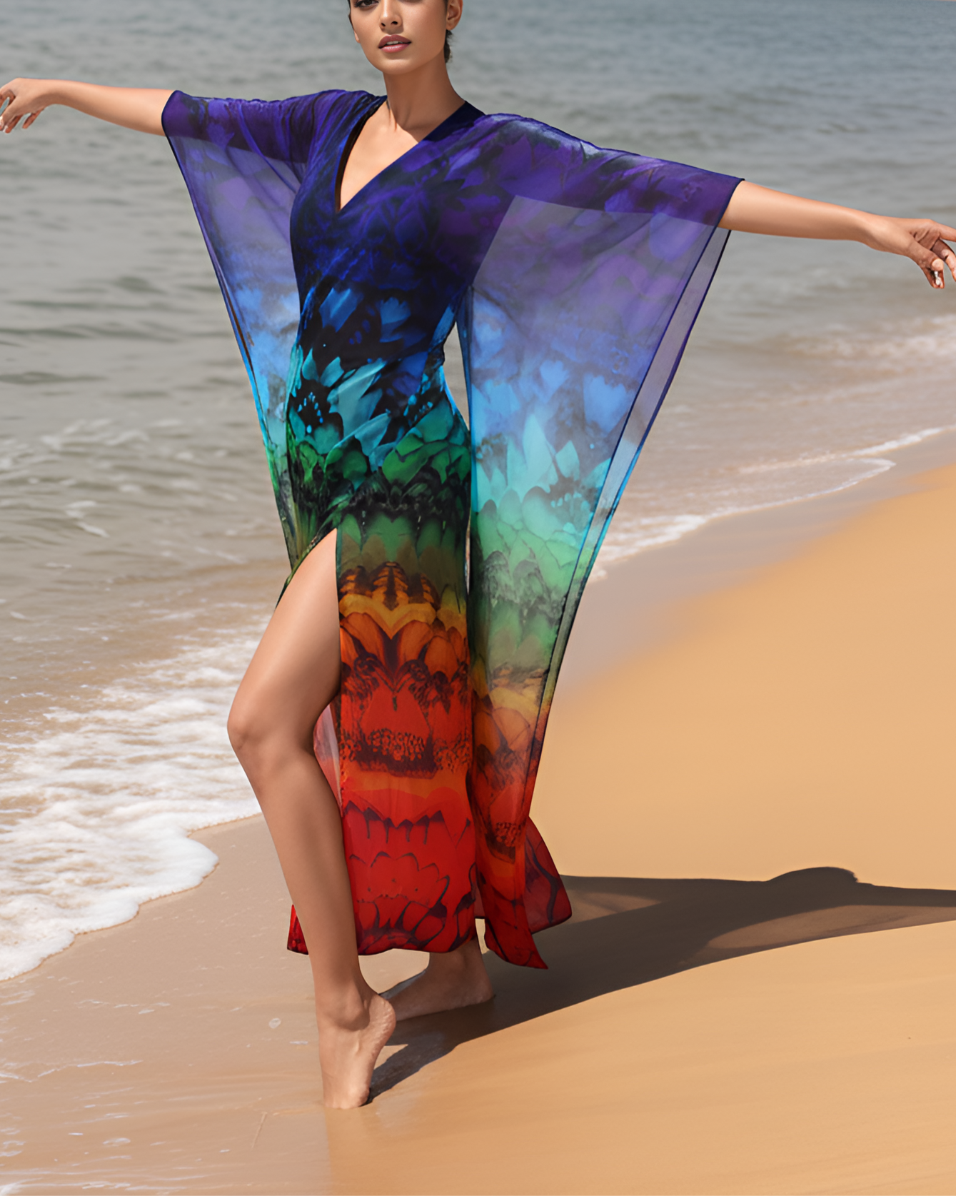 Scarlet Macaw Kaftan Cover