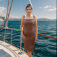 Risque Khakhi Side Tie Dress