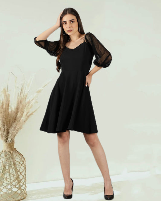 CLEARANCE - Bonheur Sheer Dress