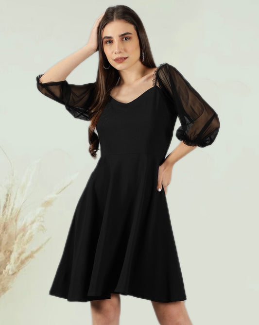 CLEARANCE - Bonheur Sheer Dress