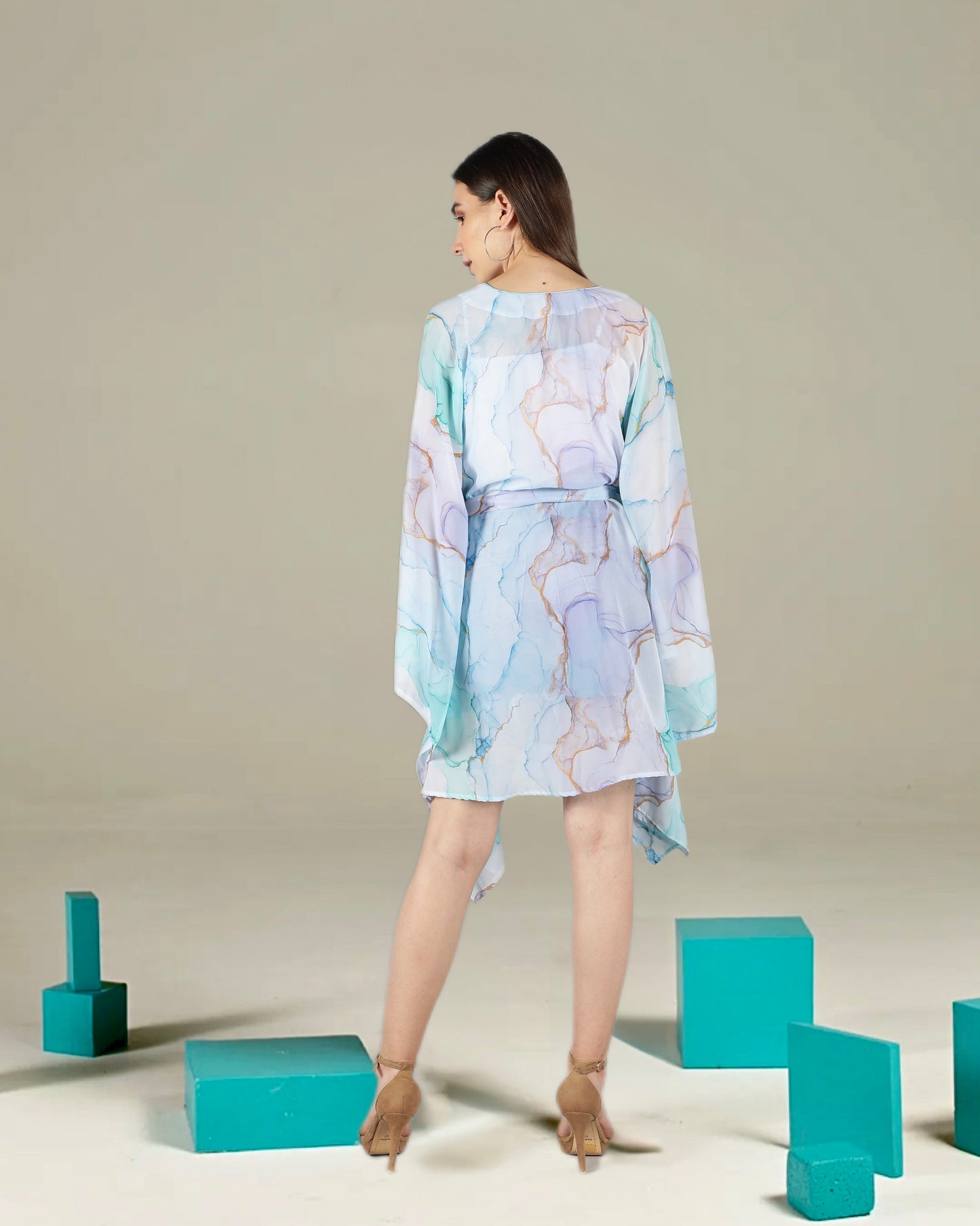 CLEARANCE - Marble Kaftan Dress