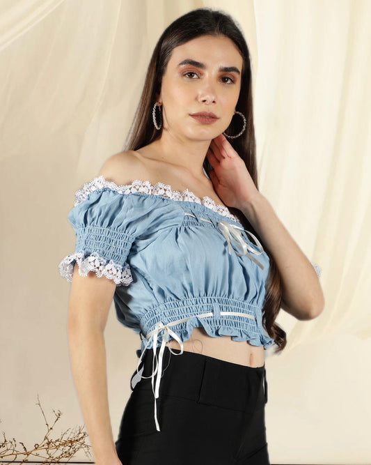 CLEARANCE - Emily Lace Top