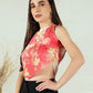 CLEARANCE - Sally Printed Handkerchief Top