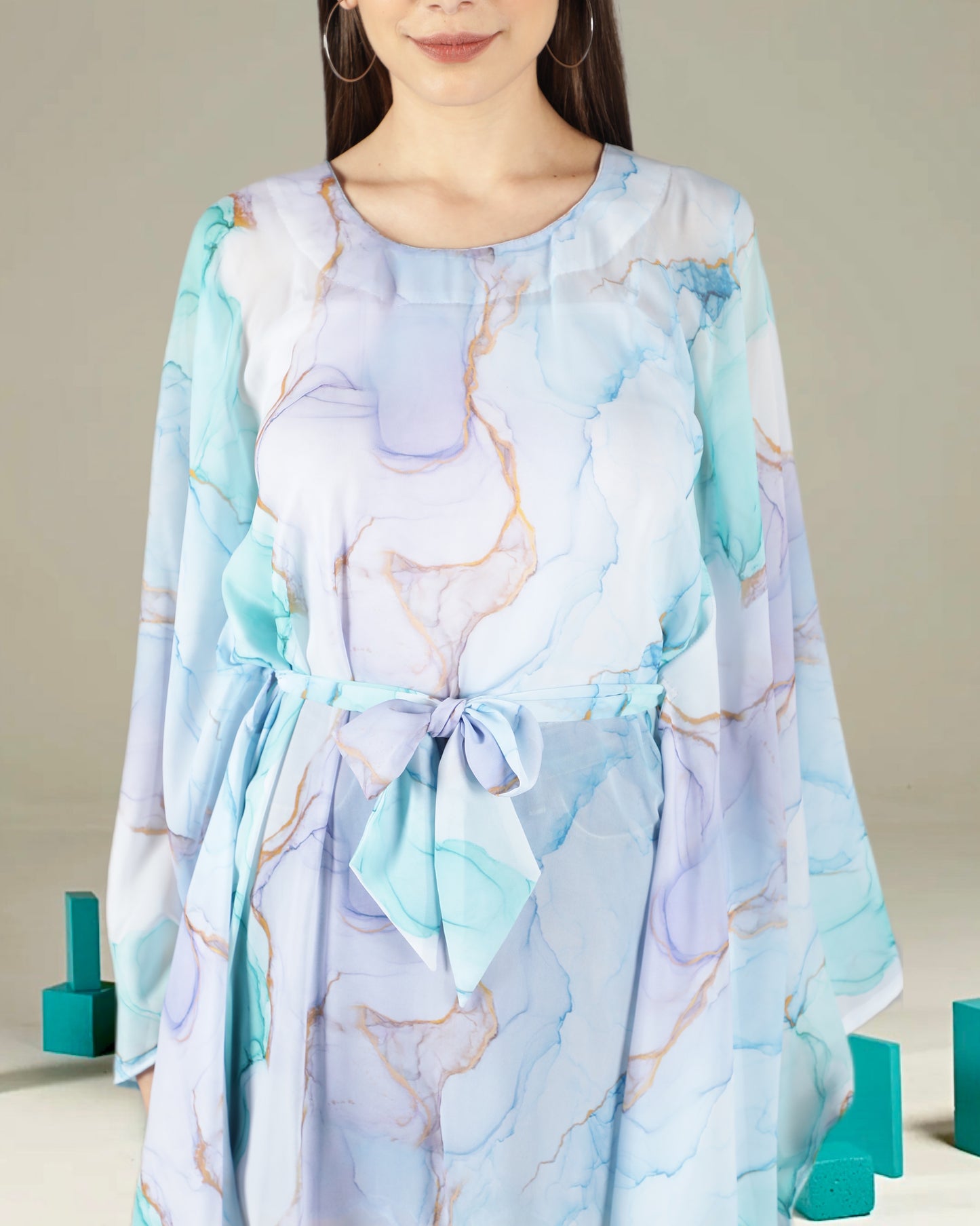 CLEARANCE - Marble Kaftan Dress