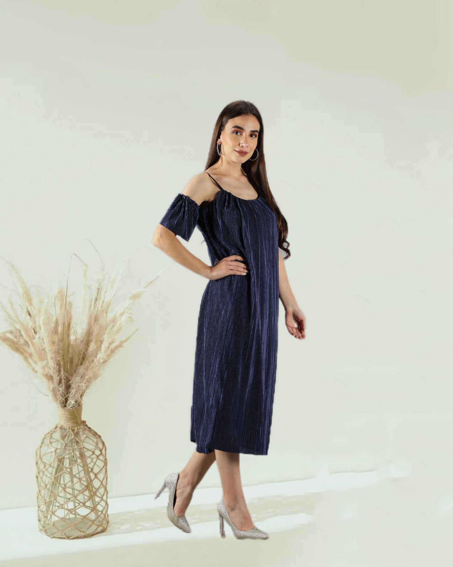 CLEARANCE - Lily Metallic Dress