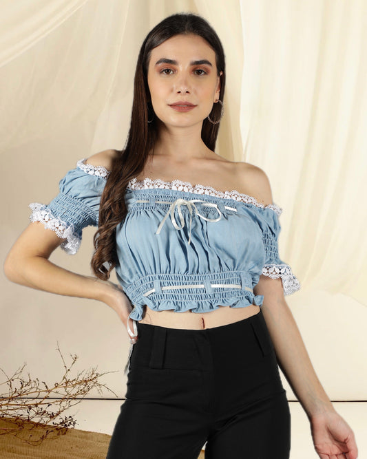 CLEARANCE - Emily Lace Top